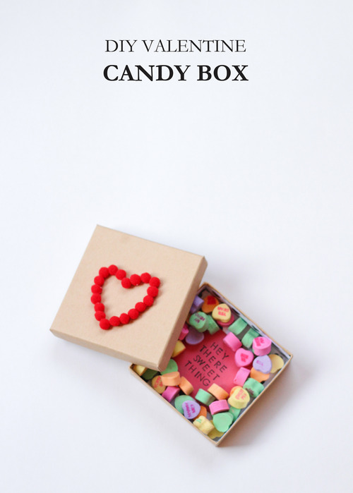 DIY Valentine Candy Boxes